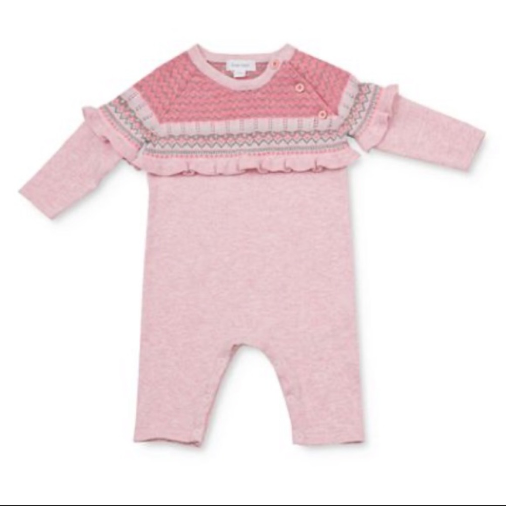 Angel Dear
Girls' Ruffled Knit Coverall - Baby
